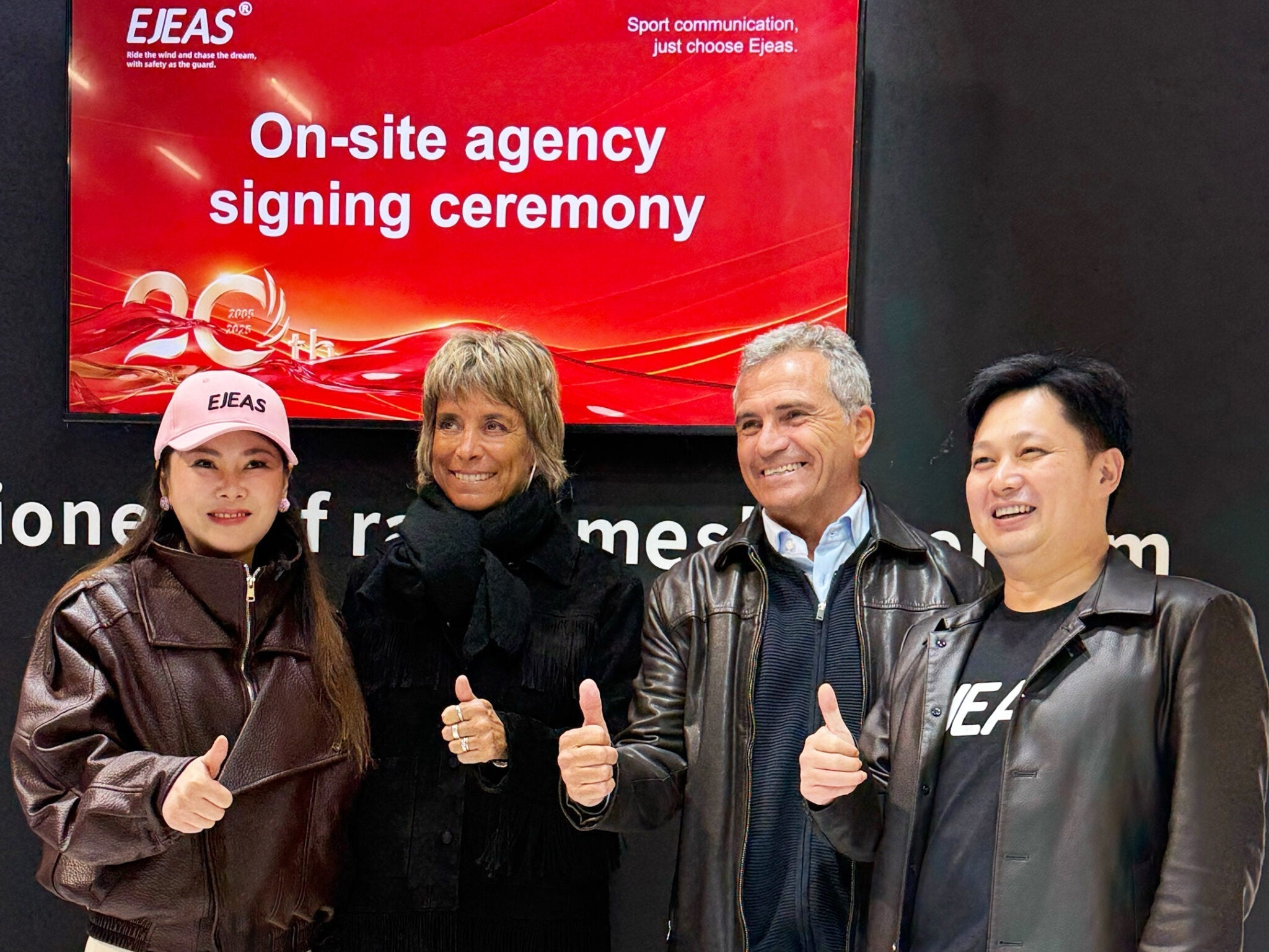 EICMA 2025 Live: EJEAS Signs Agreement with Latin American Distributor On-Site Within 2 Hours