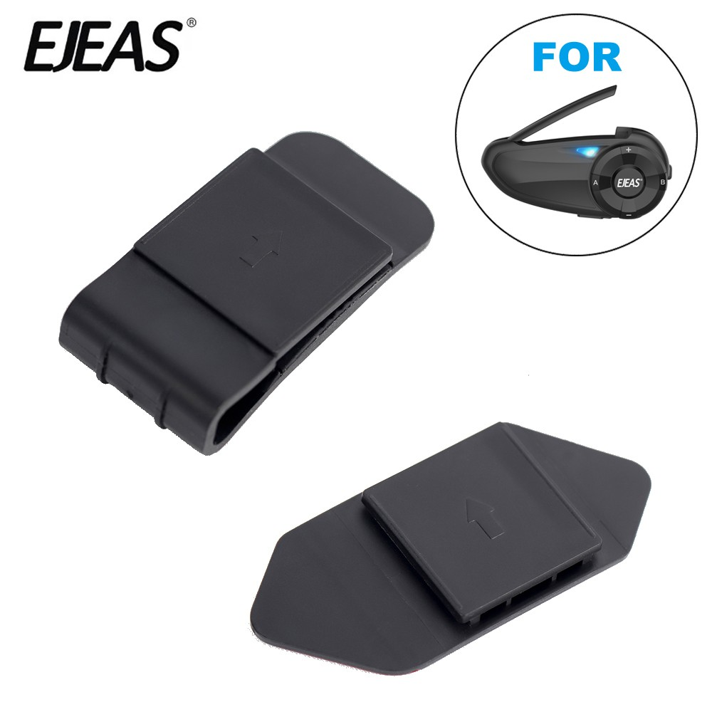 EJEAS Clips para auriculares de intercomunicador de casco de motocicleta