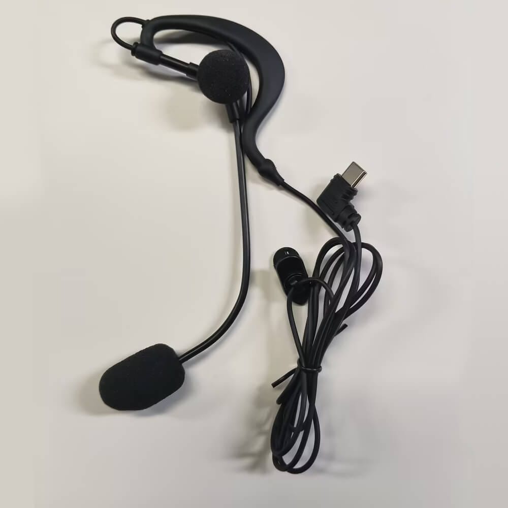 Auriculares de gancho para la oreja con interfaz Type-C HIFI-R10 para GY118, V6C y V4C