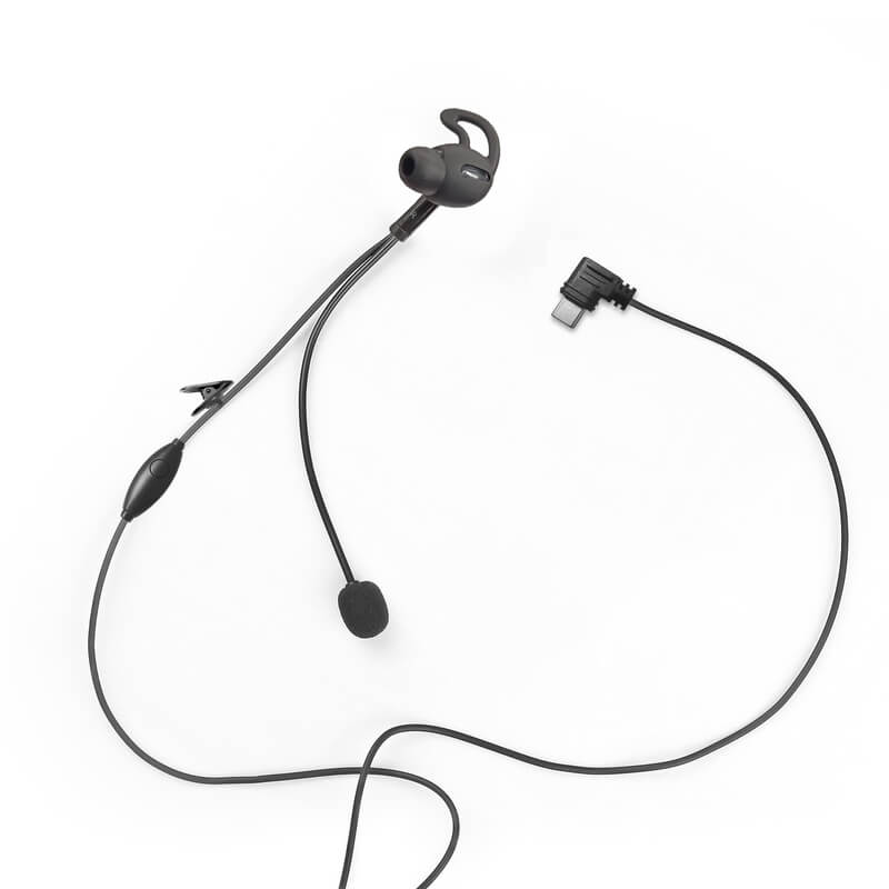 Auriculares intrauditivos con interfaz HIFI-R4 Tipo-C y PTT para V6C / V4C / FBIM