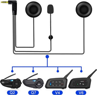 Auriculares HIFI-M2 con conector redondo de 3.5mm para Q7 (versión antigua)