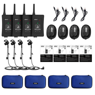 EJEAS FBIM Sistema de Auriculares de Intercomunicación Bluetooth para Árbitros