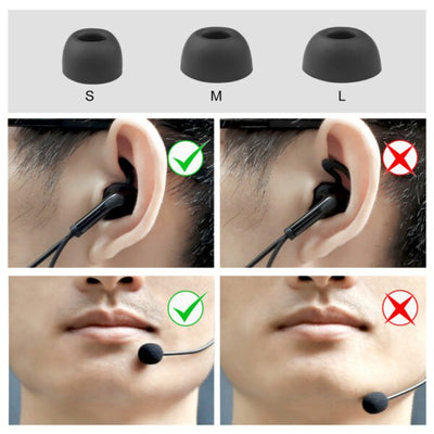 Auriculares intrauditivos con interfaz HIFI-R4 Tipo-C y PTT para V6C / V4C / FBIM
