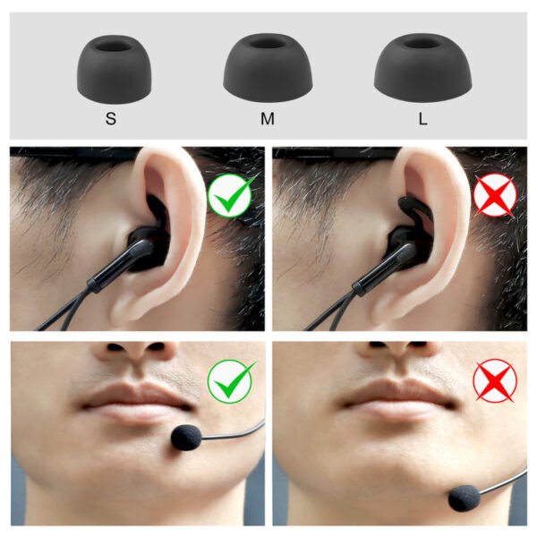 Auriculares intrauditivos con interfaz HIFI-R4 Tipo-C y PTT para V6C / V4C / FBIM