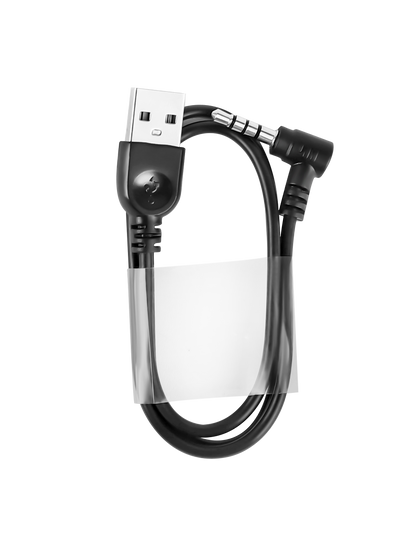 EJEAS Cable de carga para auriculares Bluetooth con orificio redondo de 3,5mm