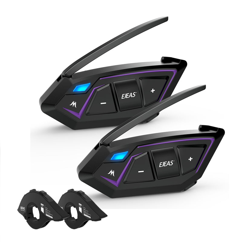 Sistema de intercomunicador de malla EJEAS MS8 para casco de motocicleta