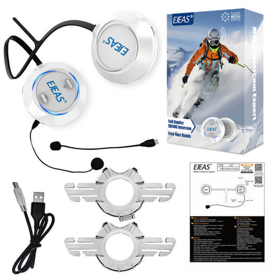 Sistema de Intercomunicación de Malla para Casco de Esquí Snow Eagle EJEAS S2