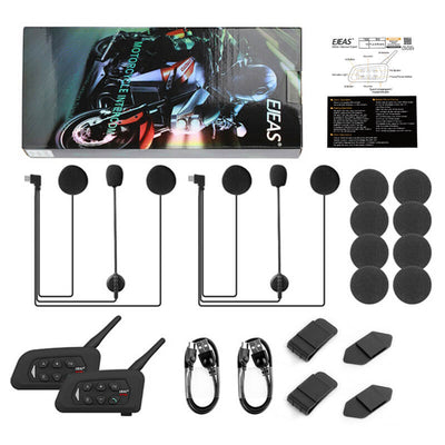 EJEAS V4 Plus Interfono Bluetooth para Casco de Motocicleta