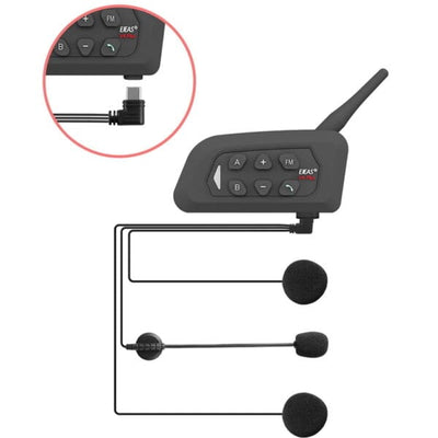 EJEAS V4 Plus Interfono Bluetooth para Casco de Motocicleta