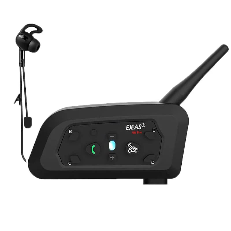 EJEAS V6C Sistema de Intercomunicador Inalámbrico Bluetooth para Exteriores