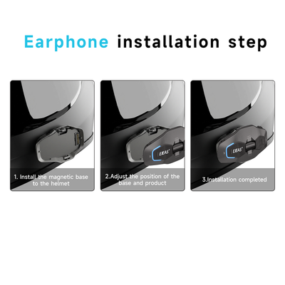 EJEAS Phantom X10 Pro MESH+5G Motorcycle Helmet Intercom System