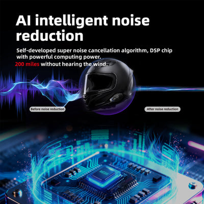 EJEAS Phantom X10 Plus MESH+5G Sistema de Comunicación para Casco de Motocicleta